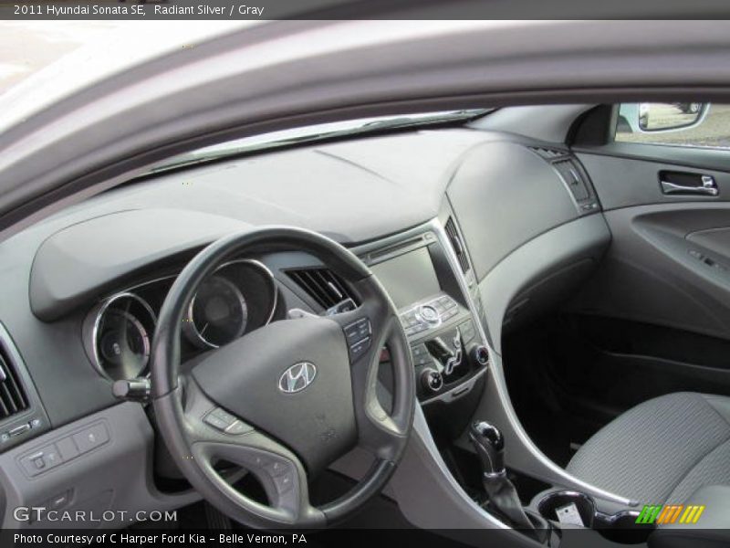 Radiant Silver / Gray 2011 Hyundai Sonata SE