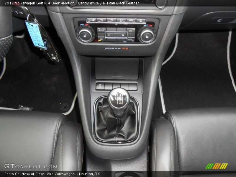  2012 Golf R 4 Door 4Motion 6 Speed Manual Shifter