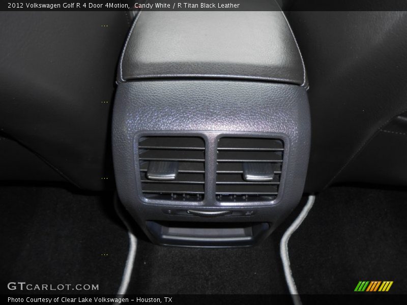 Candy White / R Titan Black Leather 2012 Volkswagen Golf R 4 Door 4Motion