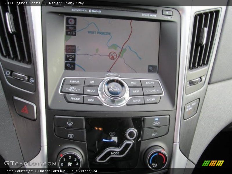 Radiant Silver / Gray 2011 Hyundai Sonata SE