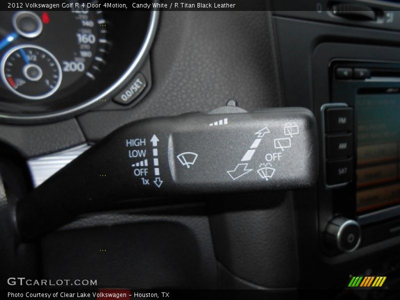 Controls of 2012 Golf R 4 Door 4Motion