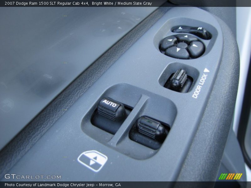 Bright White / Medium Slate Gray 2007 Dodge Ram 1500 SLT Regular Cab 4x4