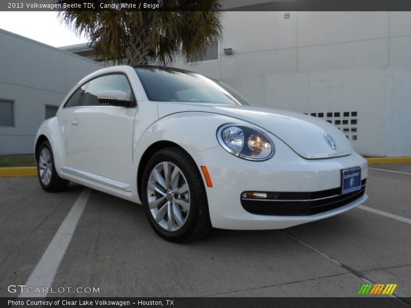 Candy White / Beige 2013 Volkswagen Beetle TDI