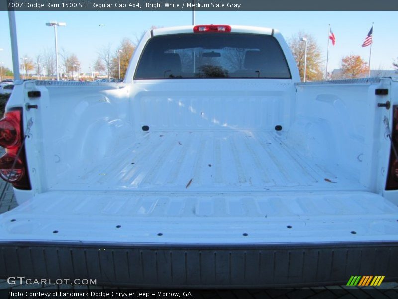 Bright White / Medium Slate Gray 2007 Dodge Ram 1500 SLT Regular Cab 4x4
