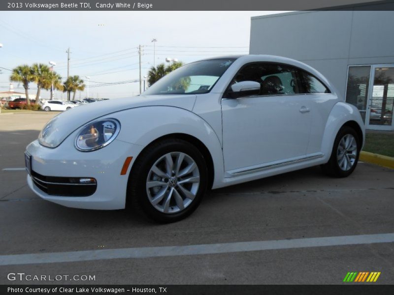 Candy White / Beige 2013 Volkswagen Beetle TDI