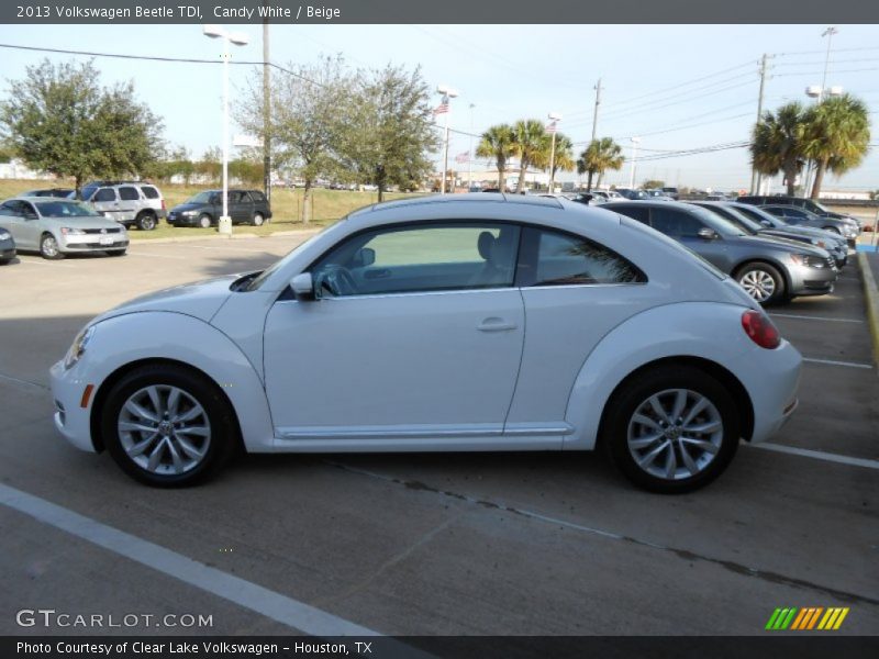 Candy White / Beige 2013 Volkswagen Beetle TDI