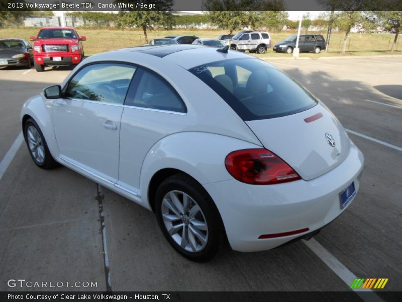 Candy White / Beige 2013 Volkswagen Beetle TDI