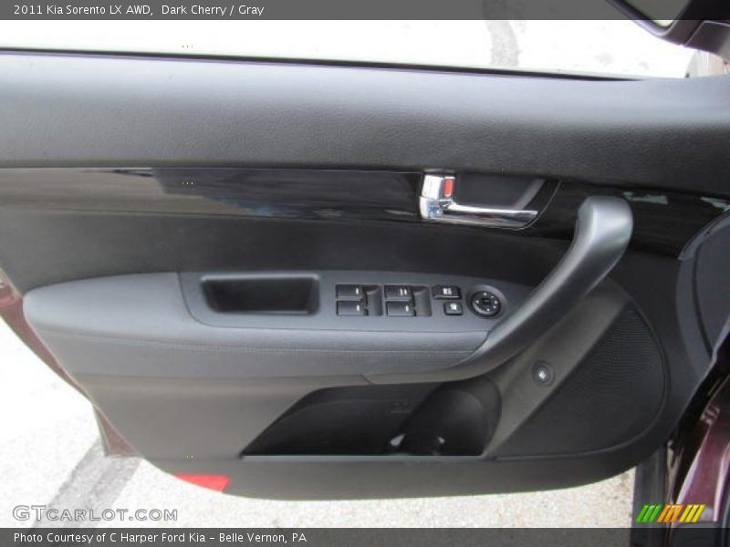 Dark Cherry / Gray 2011 Kia Sorento LX AWD