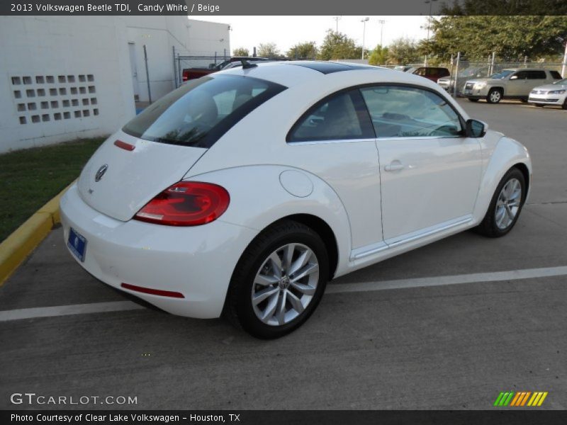 Candy White / Beige 2013 Volkswagen Beetle TDI
