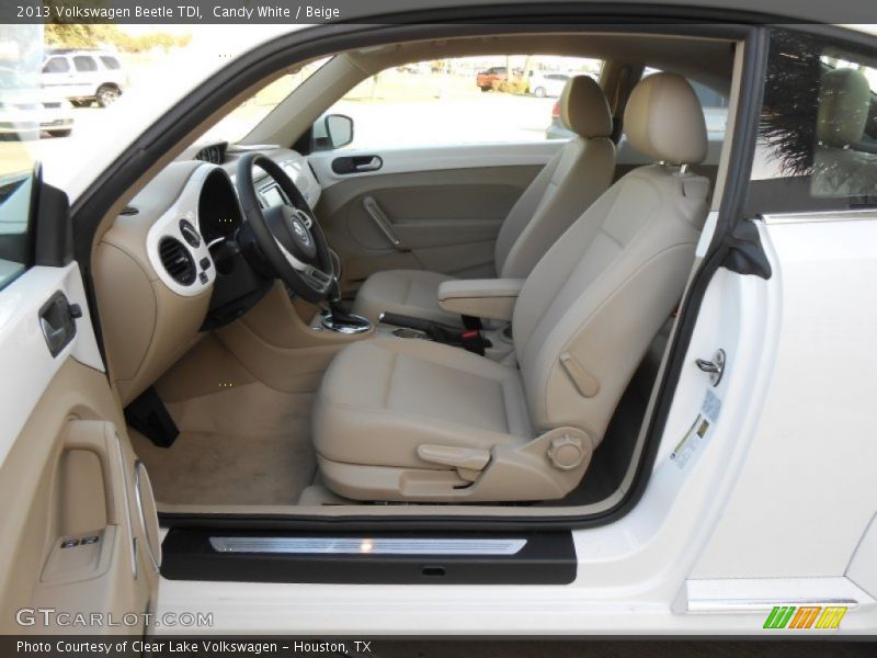  2013 Beetle TDI Beige Interior