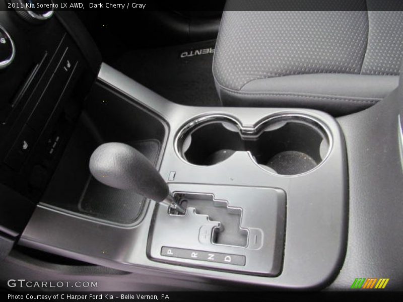 Dark Cherry / Gray 2011 Kia Sorento LX AWD