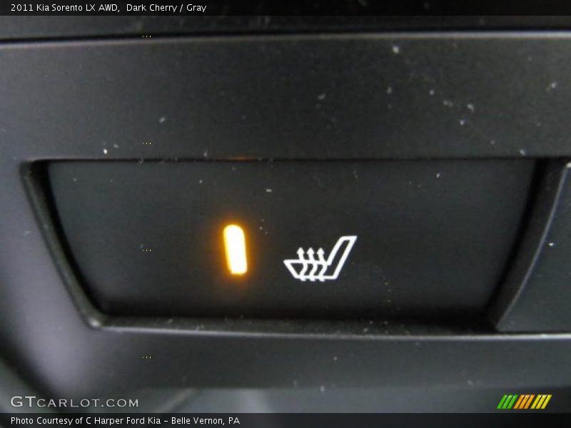 Dark Cherry / Gray 2011 Kia Sorento LX AWD