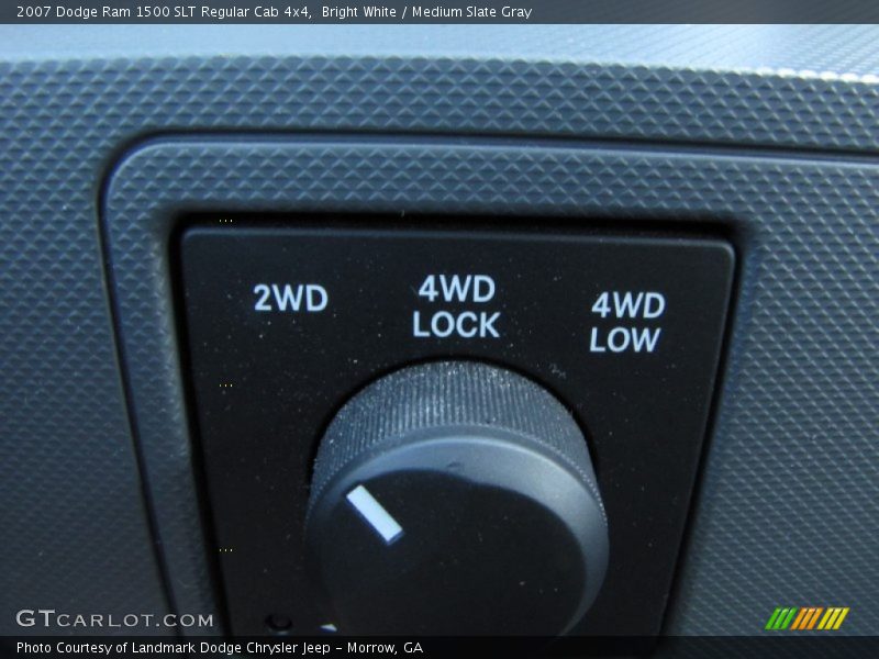 Bright White / Medium Slate Gray 2007 Dodge Ram 1500 SLT Regular Cab 4x4