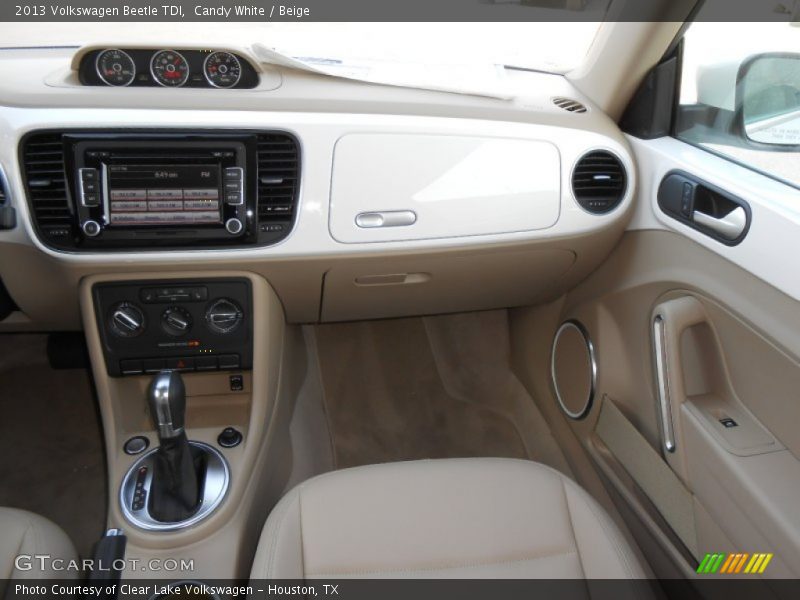 Dashboard of 2013 Beetle TDI