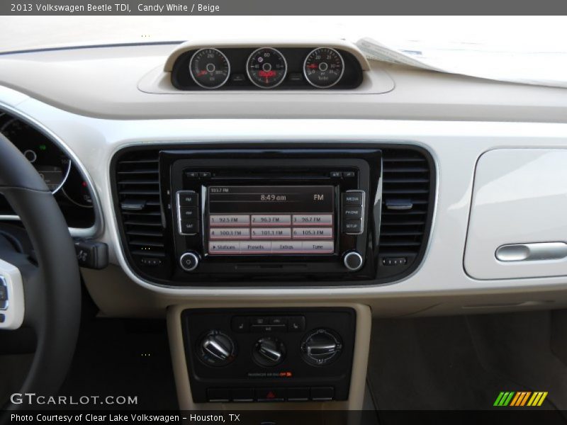 Controls of 2013 Beetle TDI