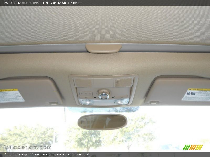 Candy White / Beige 2013 Volkswagen Beetle TDI