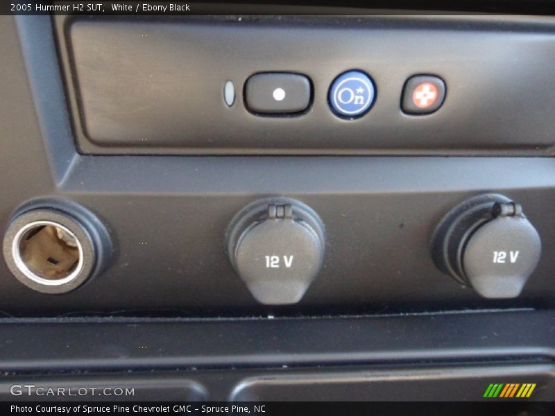 White / Ebony Black 2005 Hummer H2 SUT