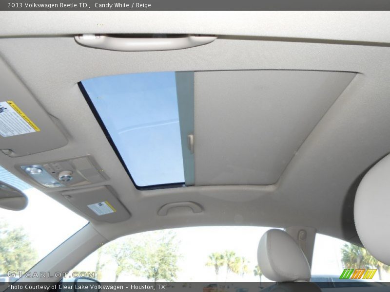 Candy White / Beige 2013 Volkswagen Beetle TDI