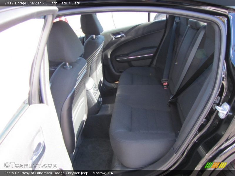 Pitch Black / Black 2012 Dodge Charger SE