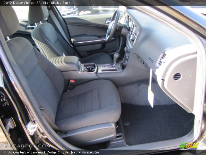 Pitch Black / Black 2012 Dodge Charger SE