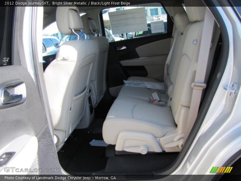 Bright Silver Metallic / Black/Light Frost Beige 2012 Dodge Journey SXT