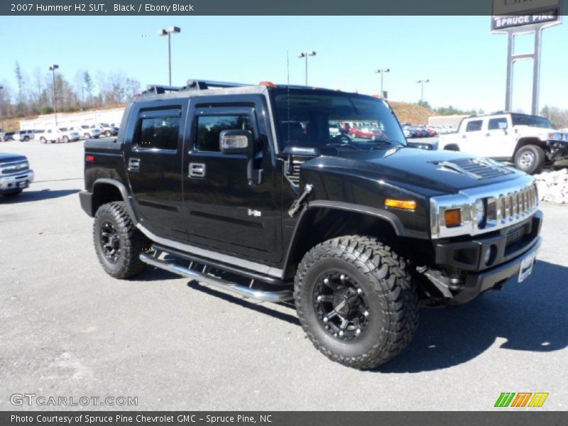 Black / Ebony Black 2007 Hummer H2 SUT