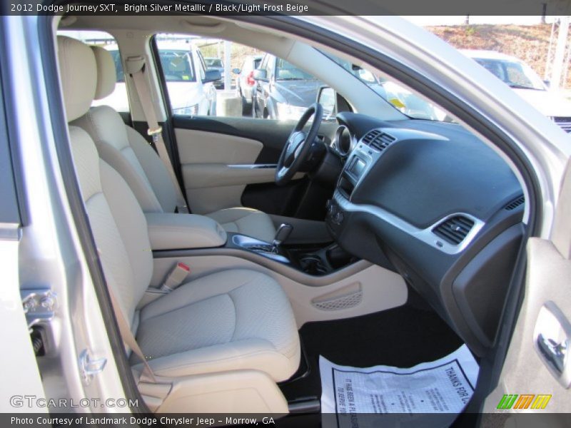 Bright Silver Metallic / Black/Light Frost Beige 2012 Dodge Journey SXT