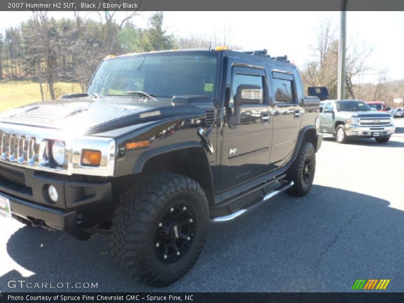 Black / Ebony Black 2007 Hummer H2 SUT