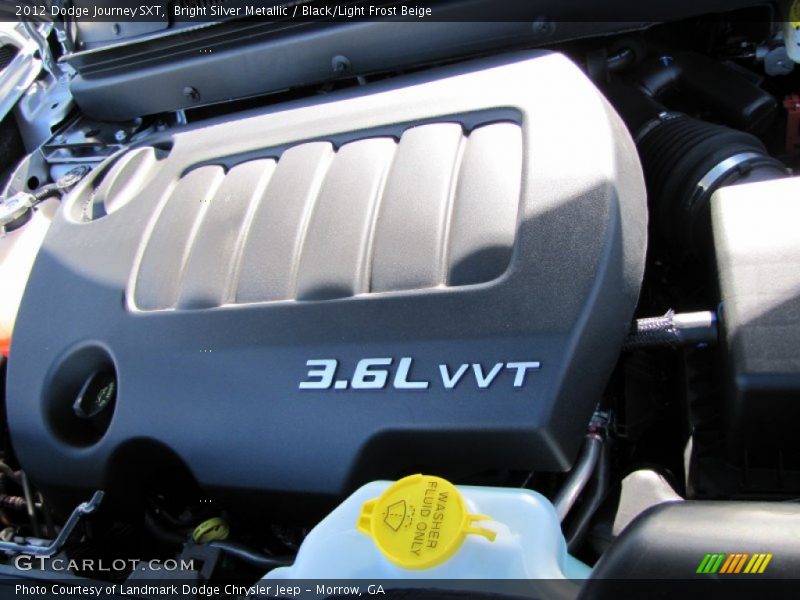 Bright Silver Metallic / Black/Light Frost Beige 2012 Dodge Journey SXT