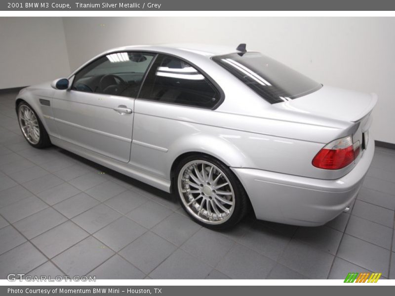 Titanium Silver Metallic / Grey 2001 BMW M3 Coupe