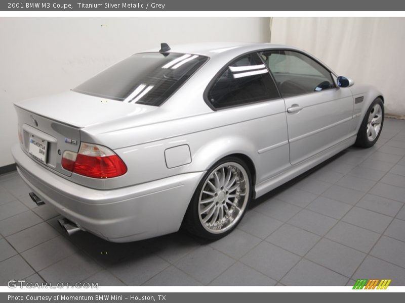 Titanium Silver Metallic / Grey 2001 BMW M3 Coupe