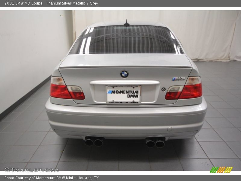 Titanium Silver Metallic / Grey 2001 BMW M3 Coupe