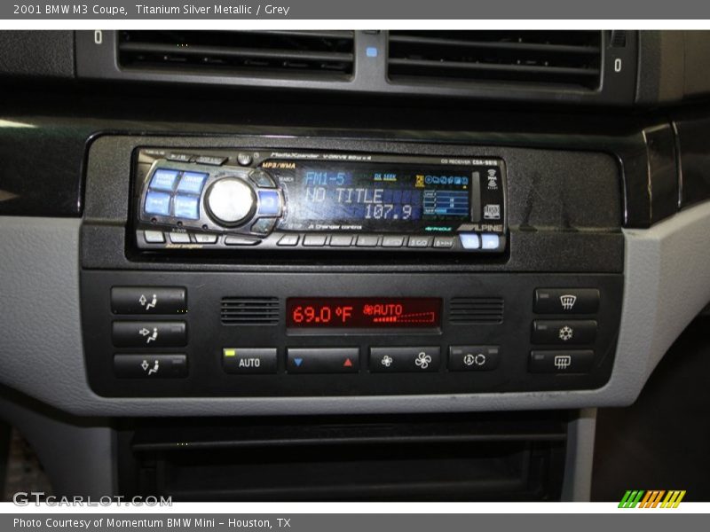 Titanium Silver Metallic / Grey 2001 BMW M3 Coupe