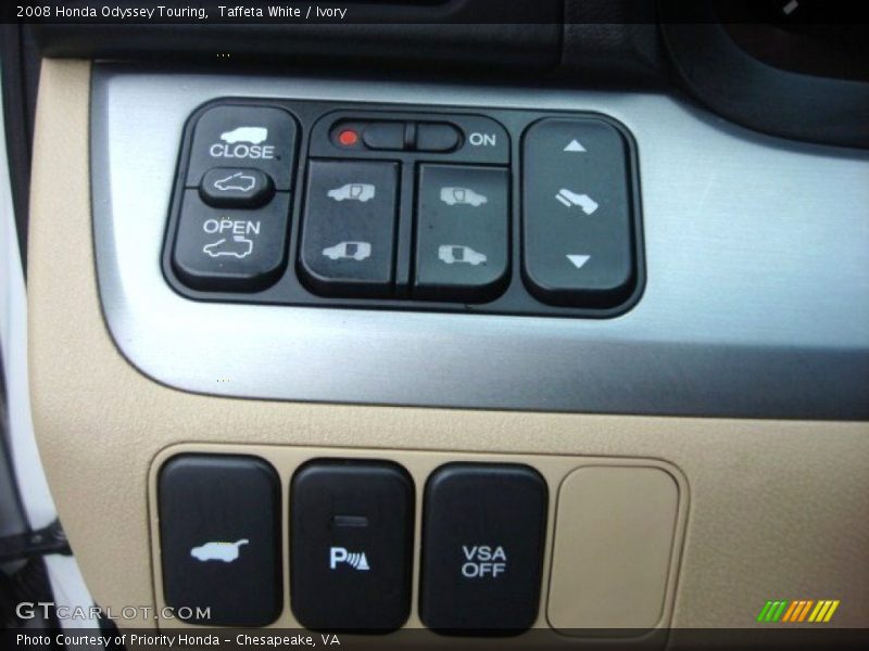Taffeta White / Ivory 2008 Honda Odyssey Touring