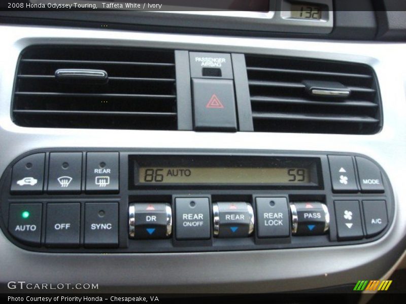 Taffeta White / Ivory 2008 Honda Odyssey Touring