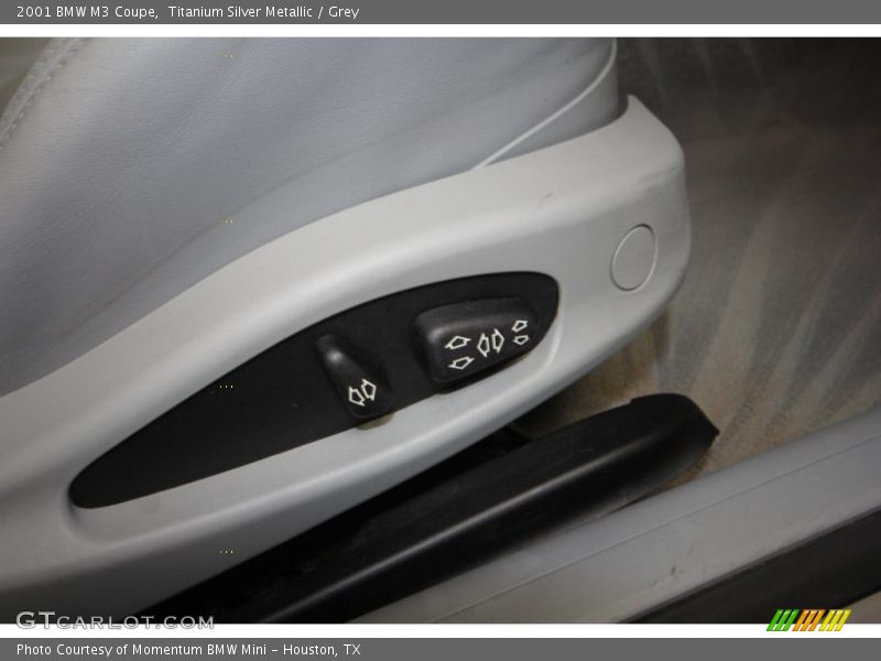 Titanium Silver Metallic / Grey 2001 BMW M3 Coupe