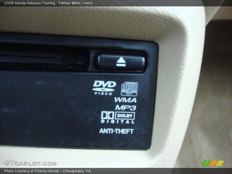 Taffeta White / Ivory 2008 Honda Odyssey Touring
