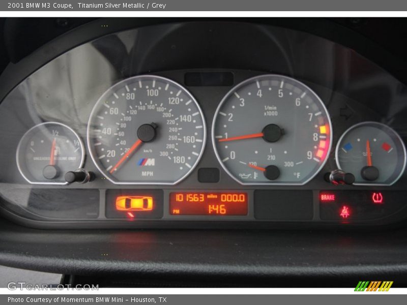  2001 M3 Coupe Coupe Gauges