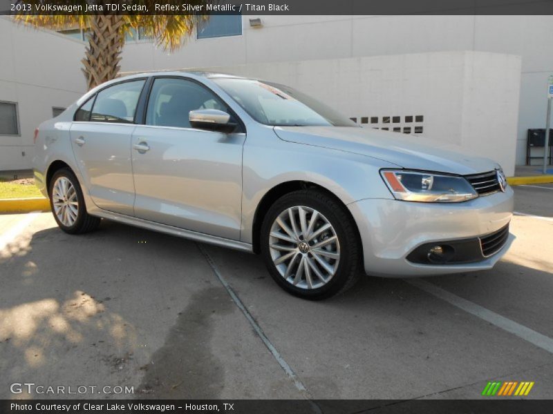 Reflex Silver Metallic / Titan Black 2013 Volkswagen Jetta TDI Sedan