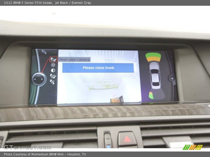 Jet Black / Everest Gray 2012 BMW 5 Series 550i Sedan
