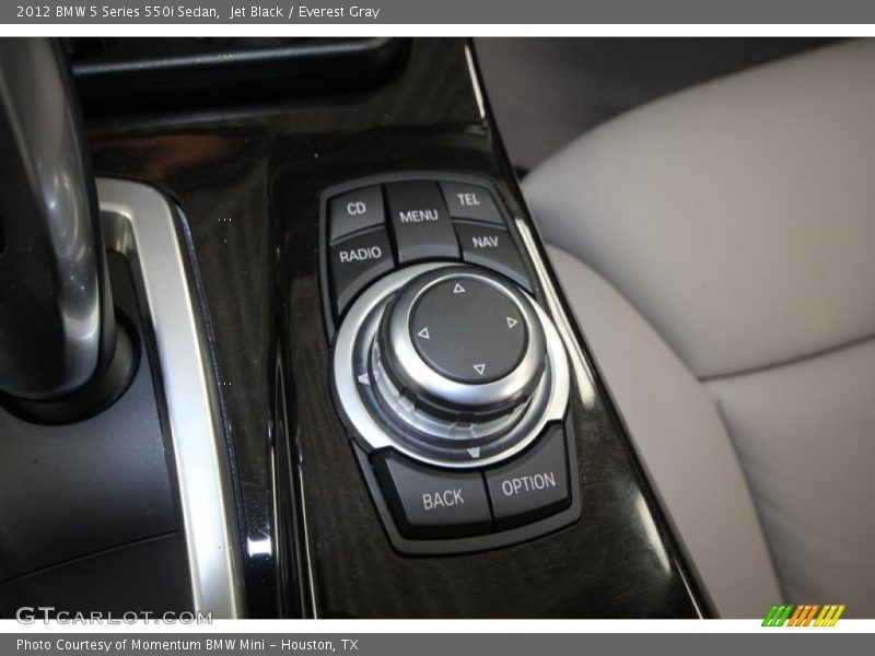 Jet Black / Everest Gray 2012 BMW 5 Series 550i Sedan