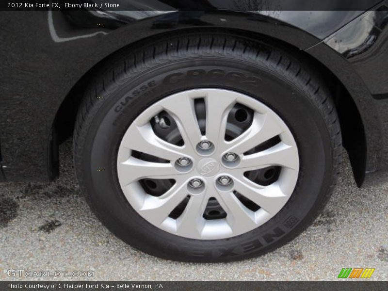 Ebony Black / Stone 2012 Kia Forte EX