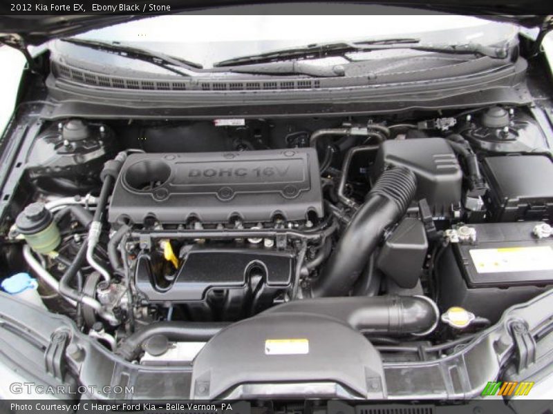 Ebony Black / Stone 2012 Kia Forte EX