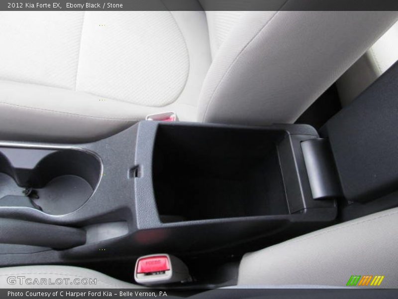 Ebony Black / Stone 2012 Kia Forte EX