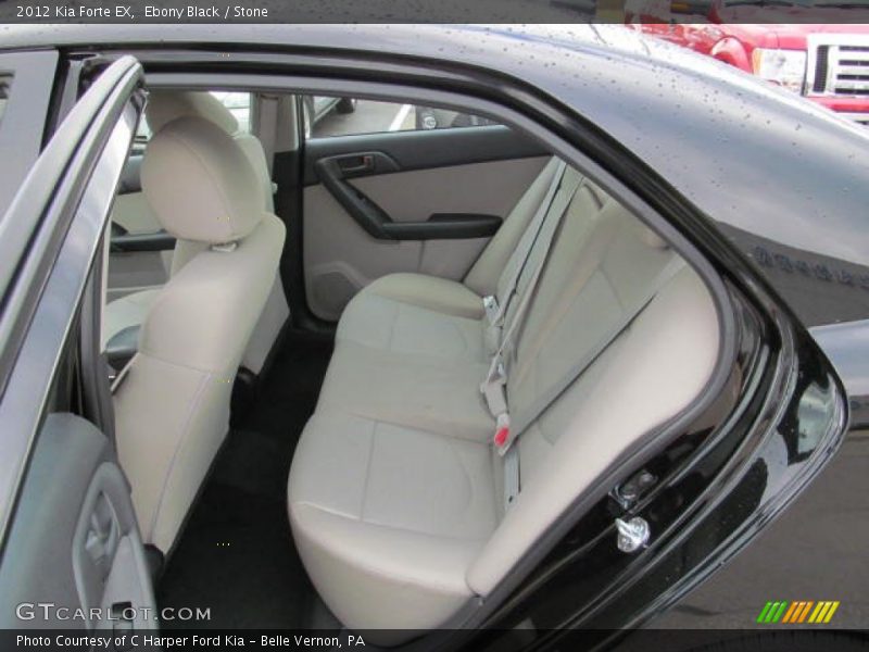Ebony Black / Stone 2012 Kia Forte EX