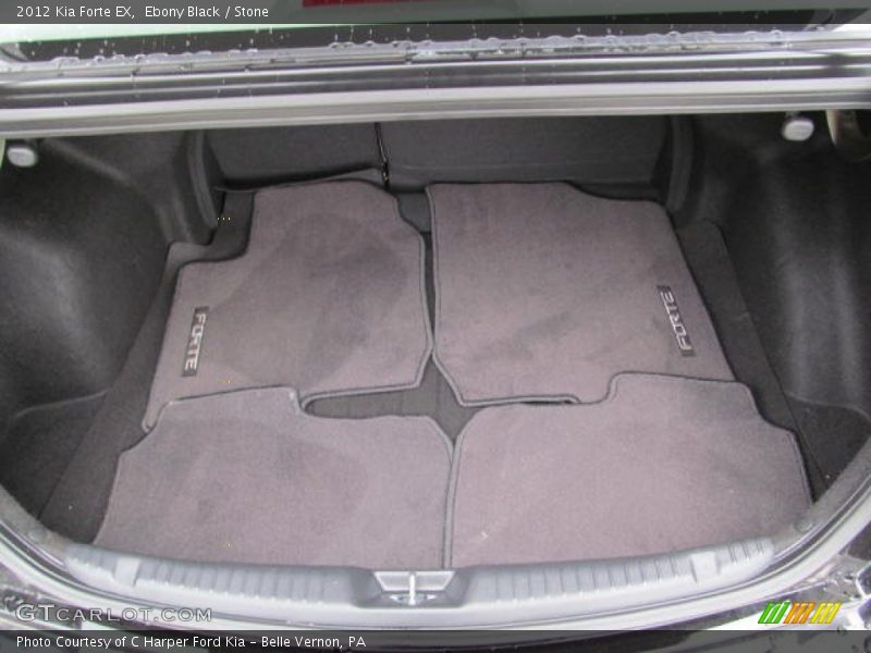 Ebony Black / Stone 2012 Kia Forte EX