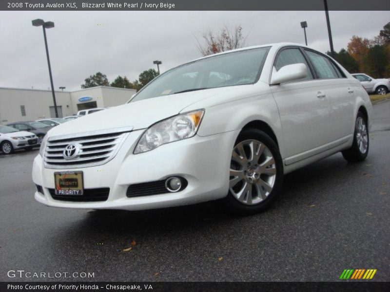 Blizzard White Pearl / Ivory Beige 2008 Toyota Avalon XLS