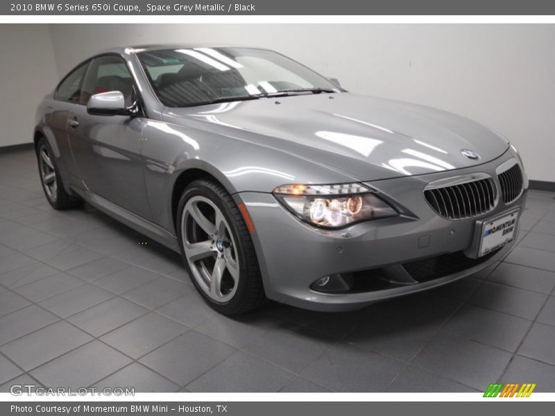 Space Grey Metallic / Black 2010 BMW 6 Series 650i Coupe