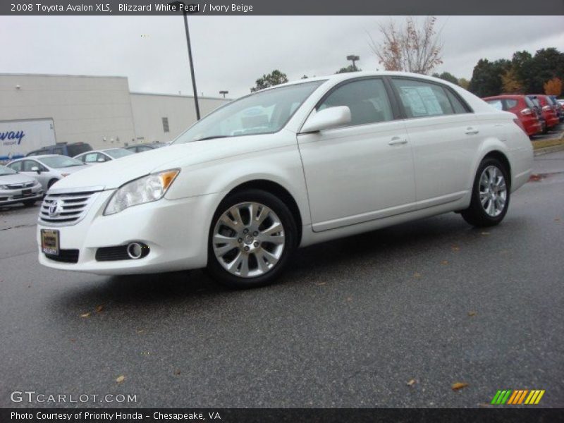 Blizzard White Pearl / Ivory Beige 2008 Toyota Avalon XLS