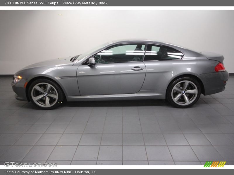 Space Grey Metallic / Black 2010 BMW 6 Series 650i Coupe